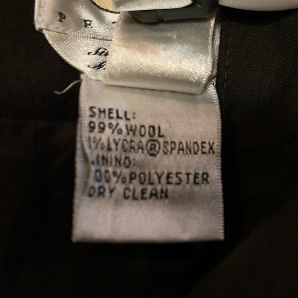 Talbots Brown stretch wool fully lined pants - Picture 6 of 6